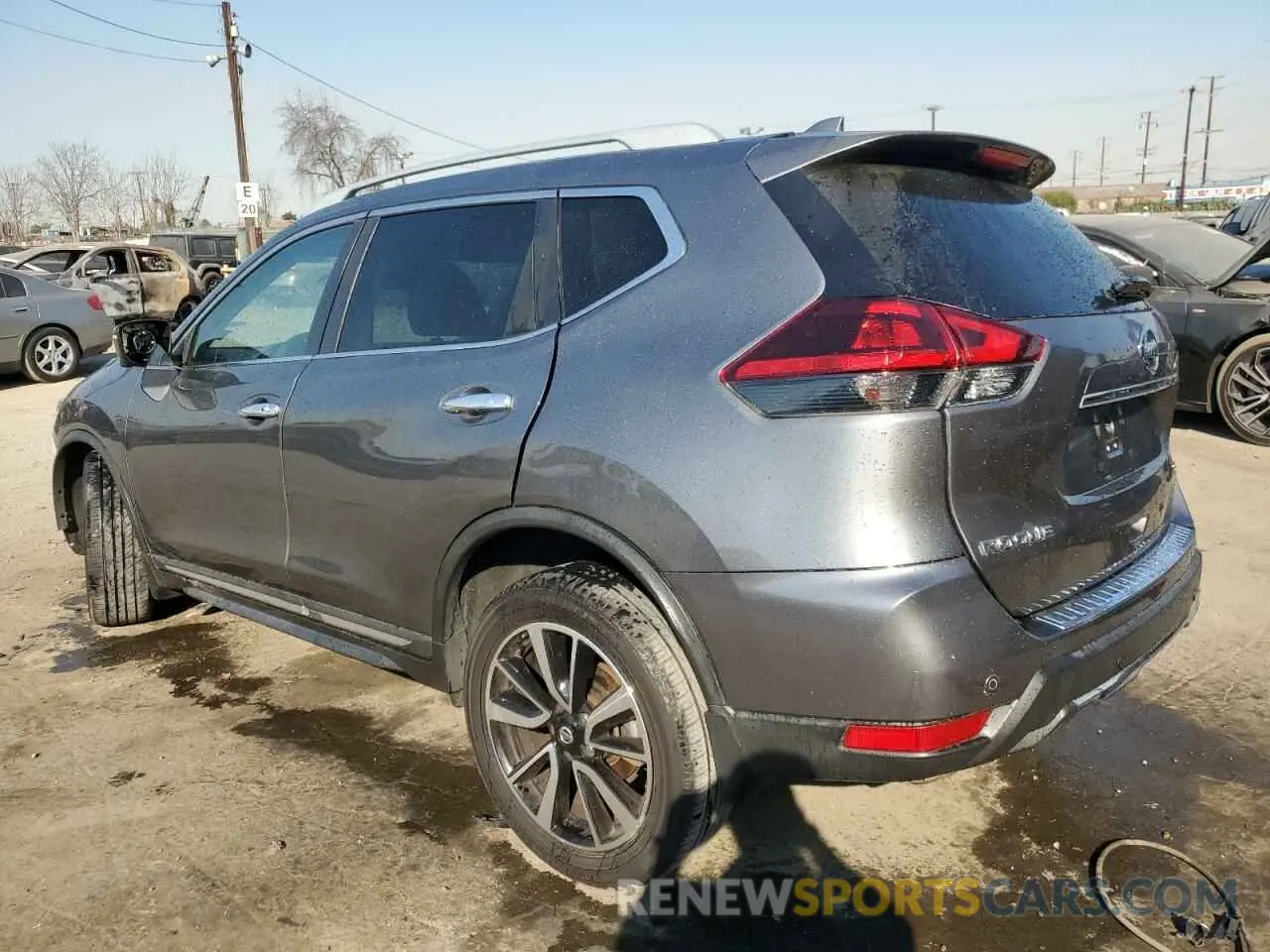 2 fotografías del automóvil dañado 5N1AT2MV1KC773537 NISSAN ROGUE 2019