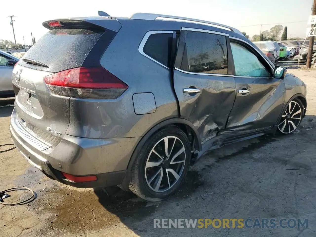 3 fotografías del automóvil dañado 5N1AT2MV1KC773537 NISSAN ROGUE 2019