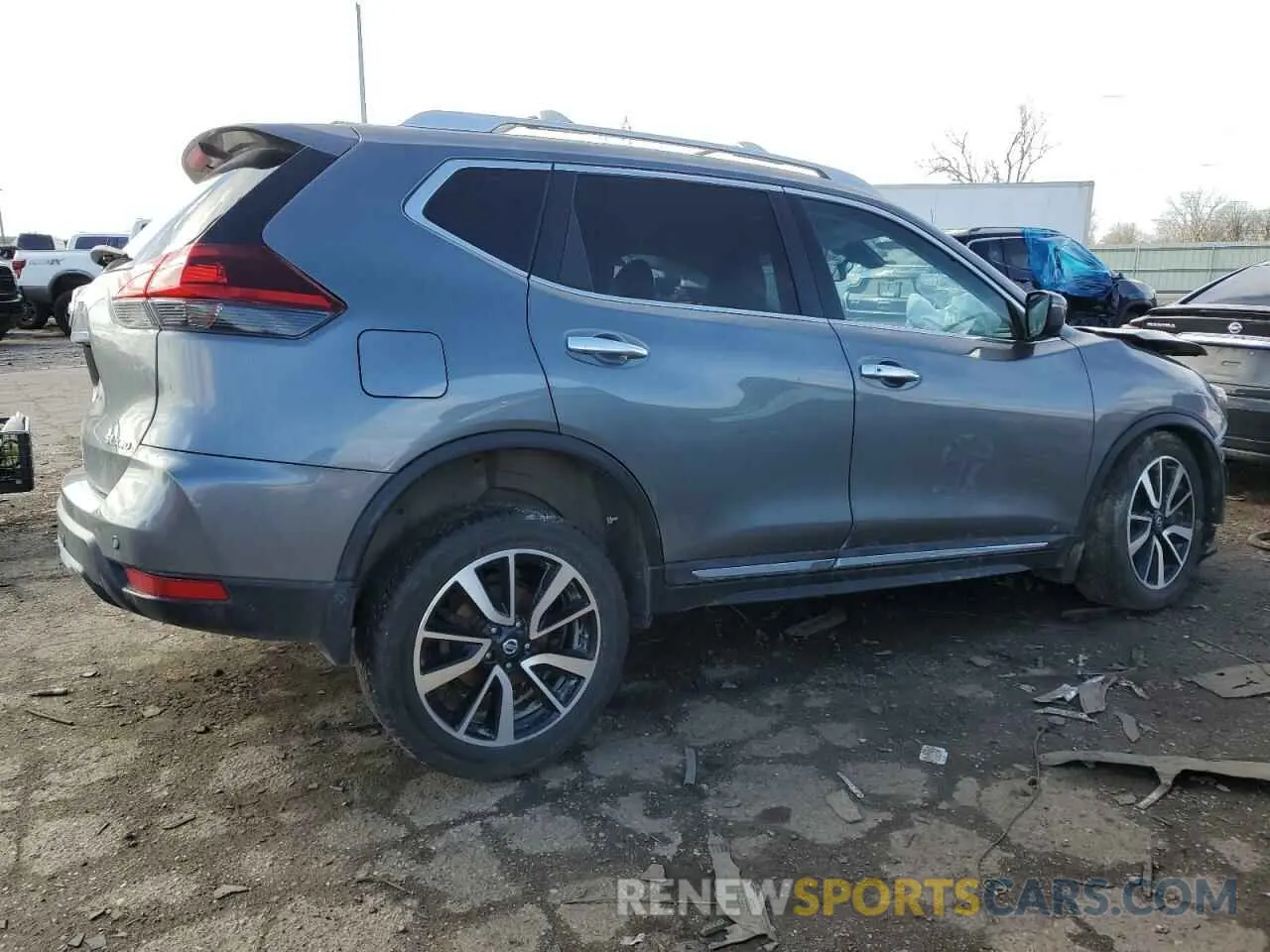 3 fotografías del automóvil dañado 5N1AT2MV1KC789365 NISSAN ROGUE 2019