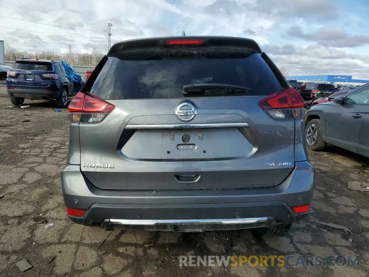 6 fotografías del automóvil dañado 5N1AT2MV1KC789365 NISSAN ROGUE 2019