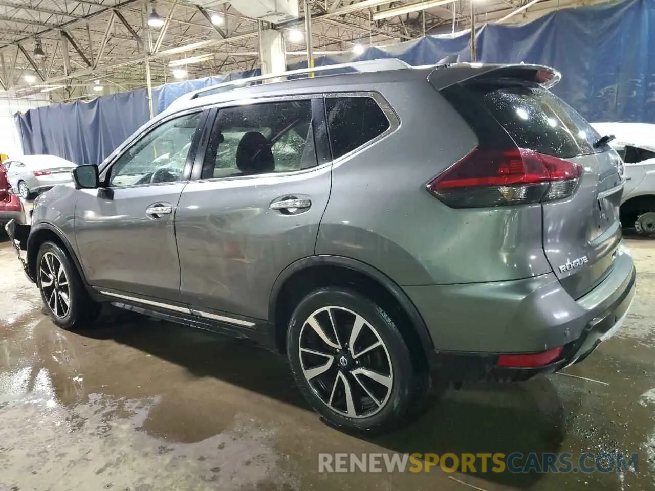 2 fotografías del automóvil dañado 5N1AT2MV2KC743284 NISSAN ROGUE 2019