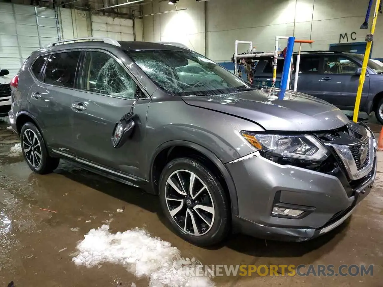 4 fotografías del automóvil dañado 5N1AT2MV2KC743284 NISSAN ROGUE 2019
