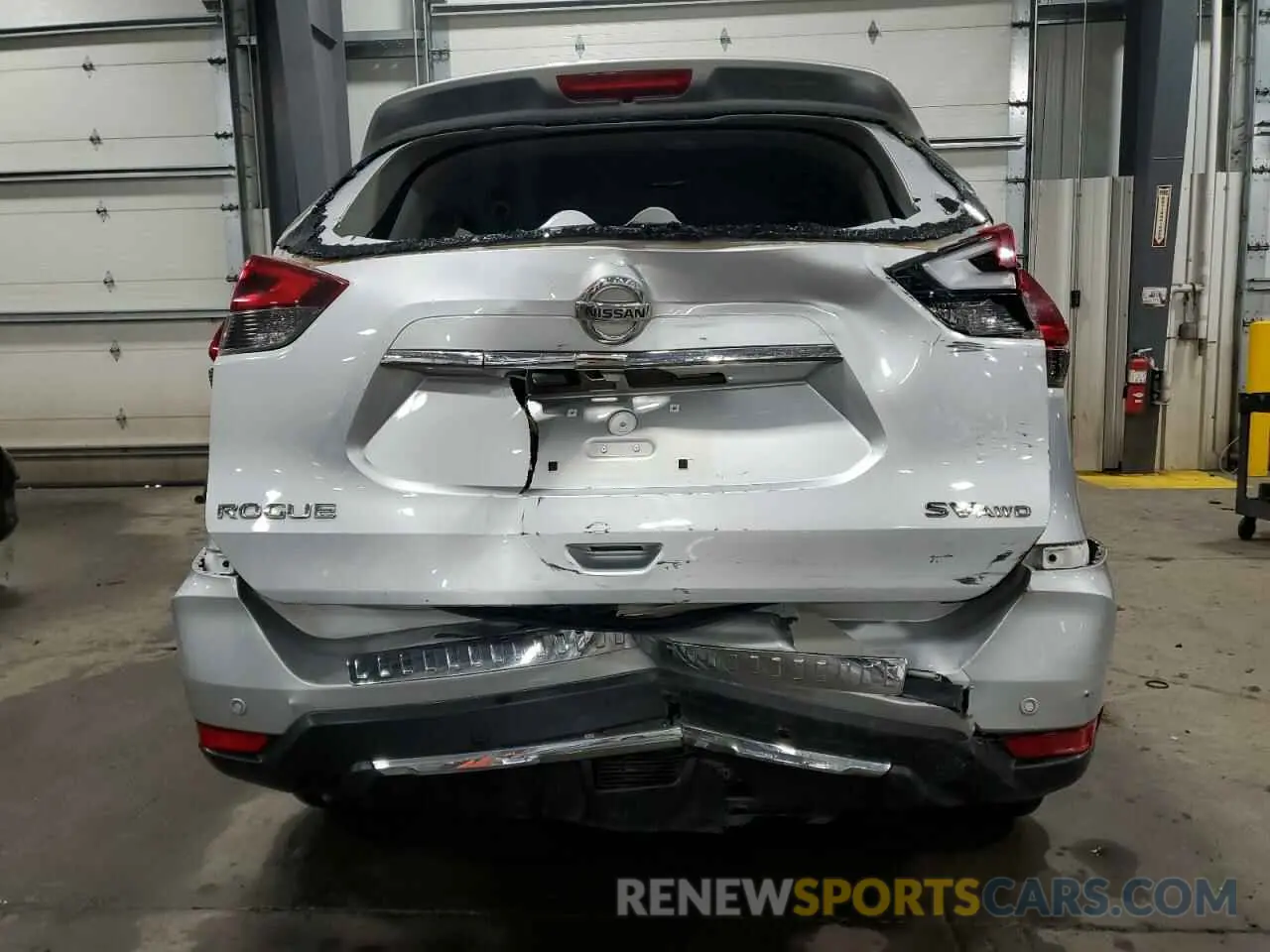 6 fotografías del automóvil dañado 5N1AT2MV2KC827153 NISSAN ROGUE 2019