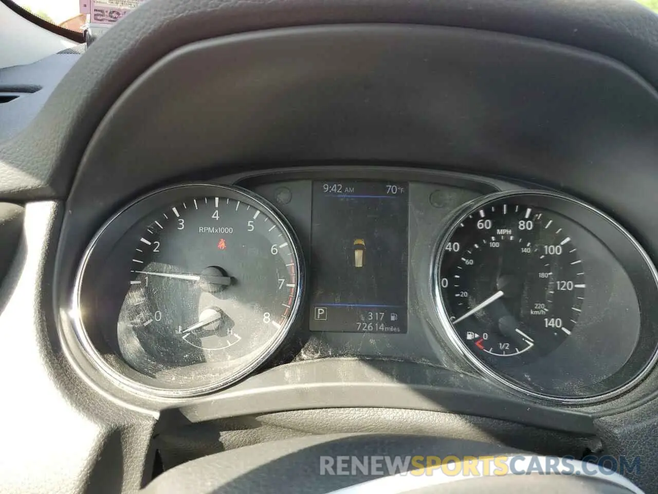 9 fotografías del automóvil dañado 5N1AT2MV3KC711301 NISSAN ROGUE 2019