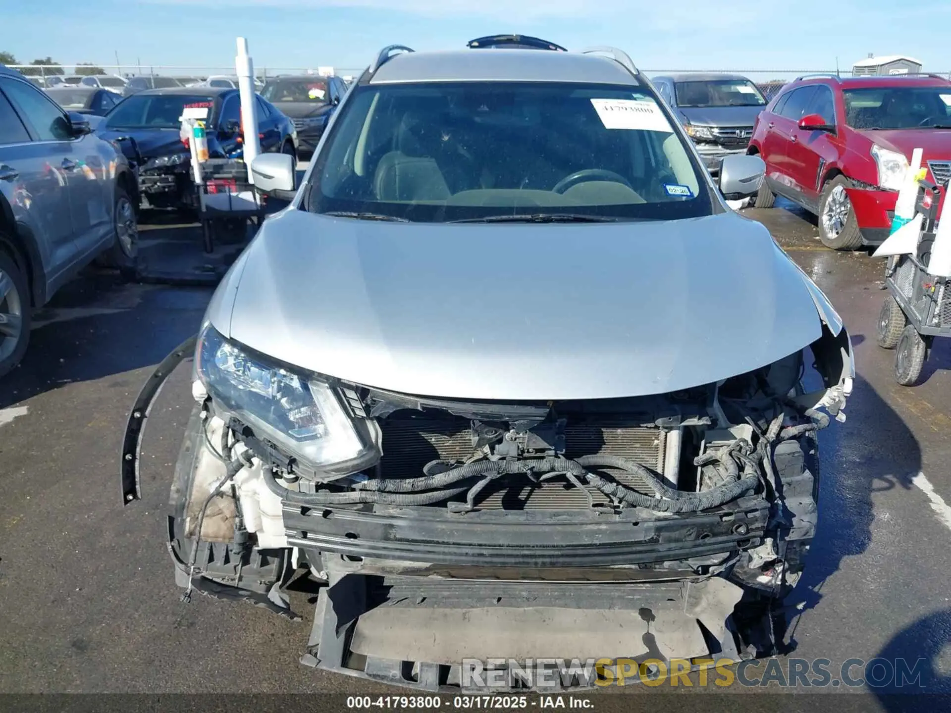 6 fotografías del automóvil dañado 5N1AT2MV3KC744377 NISSAN ROGUE 2019