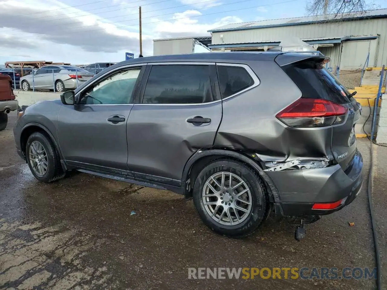 2 fotografías del automóvil dañado 5N1AT2MV3KC798424 NISSAN ROGUE 2019