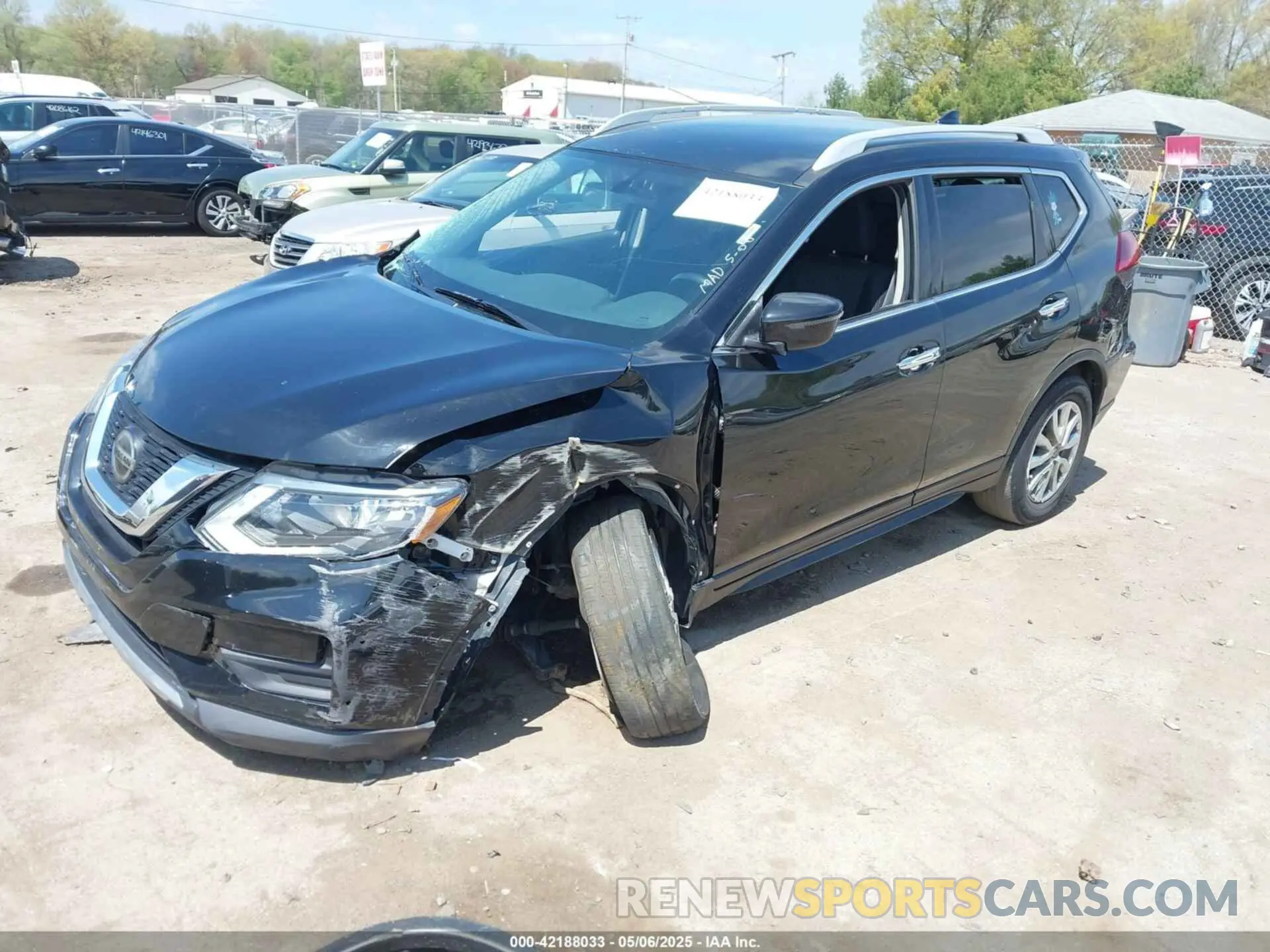 2 fotografías del automóvil dañado 5N1AT2MV3KC805467 NISSAN ROGUE 2019