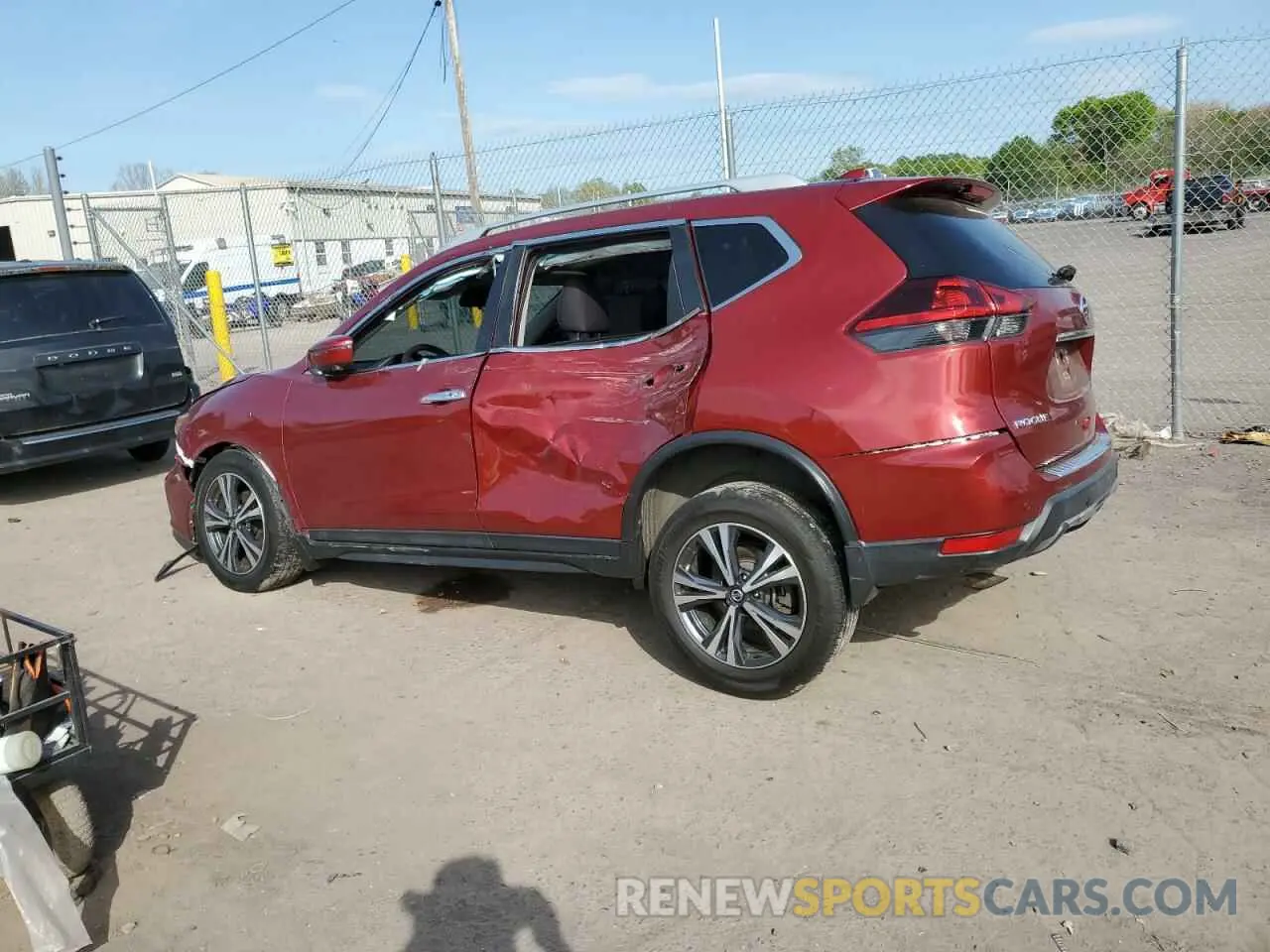 2 fotografías del automóvil dañado 5N1AT2MV3KC811432 NISSAN ROGUE 2019