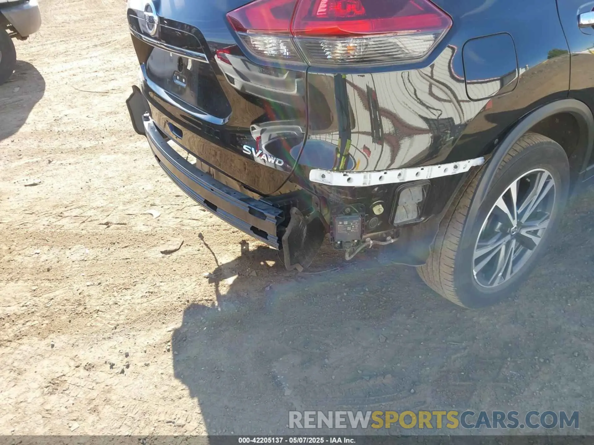 6 fotografías del automóvil dañado 5N1AT2MV3KC840638 NISSAN ROGUE 2019