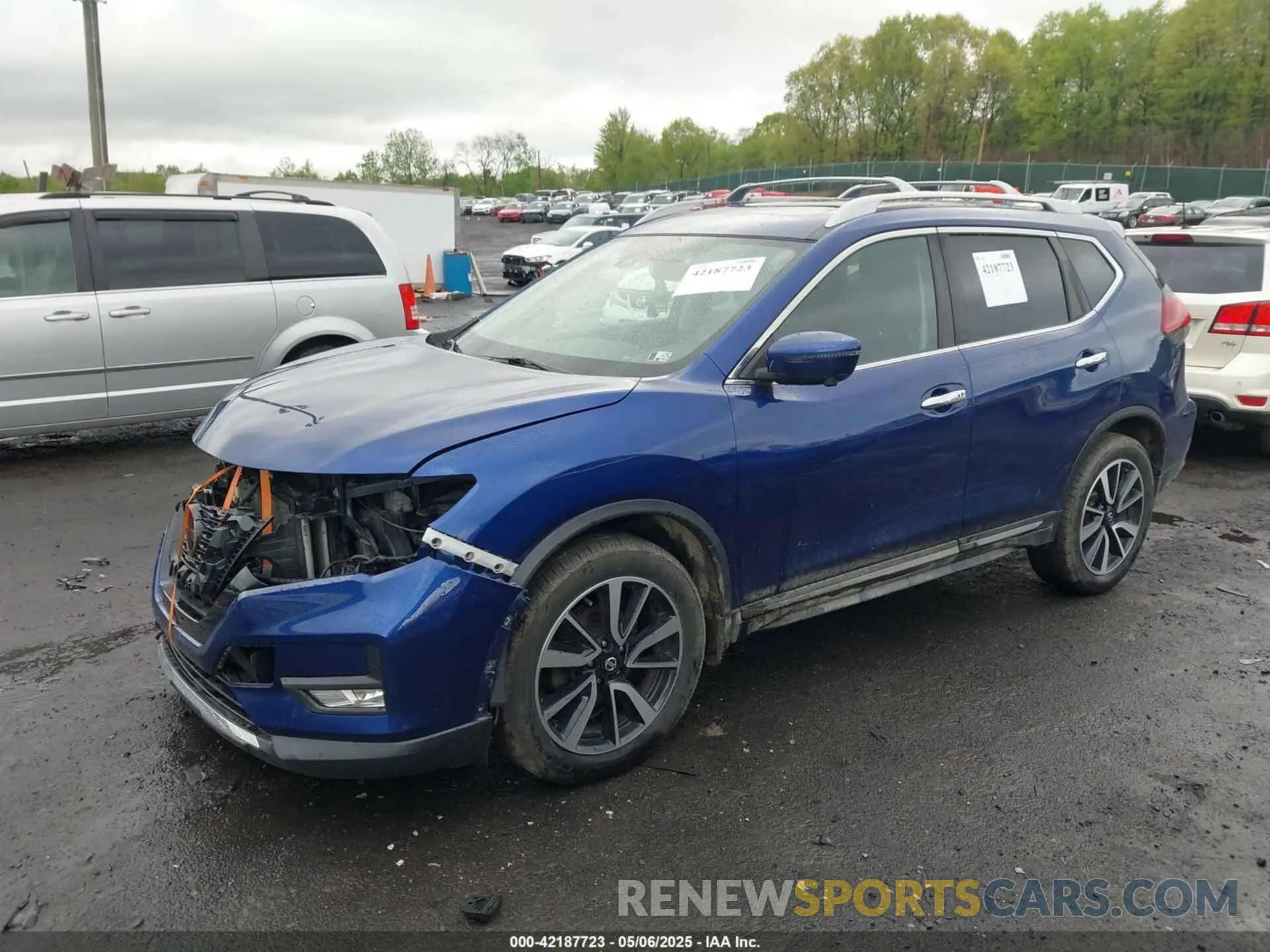 2 fotografías del automóvil dañado 5N1AT2MV4KC701862 NISSAN ROGUE 2019