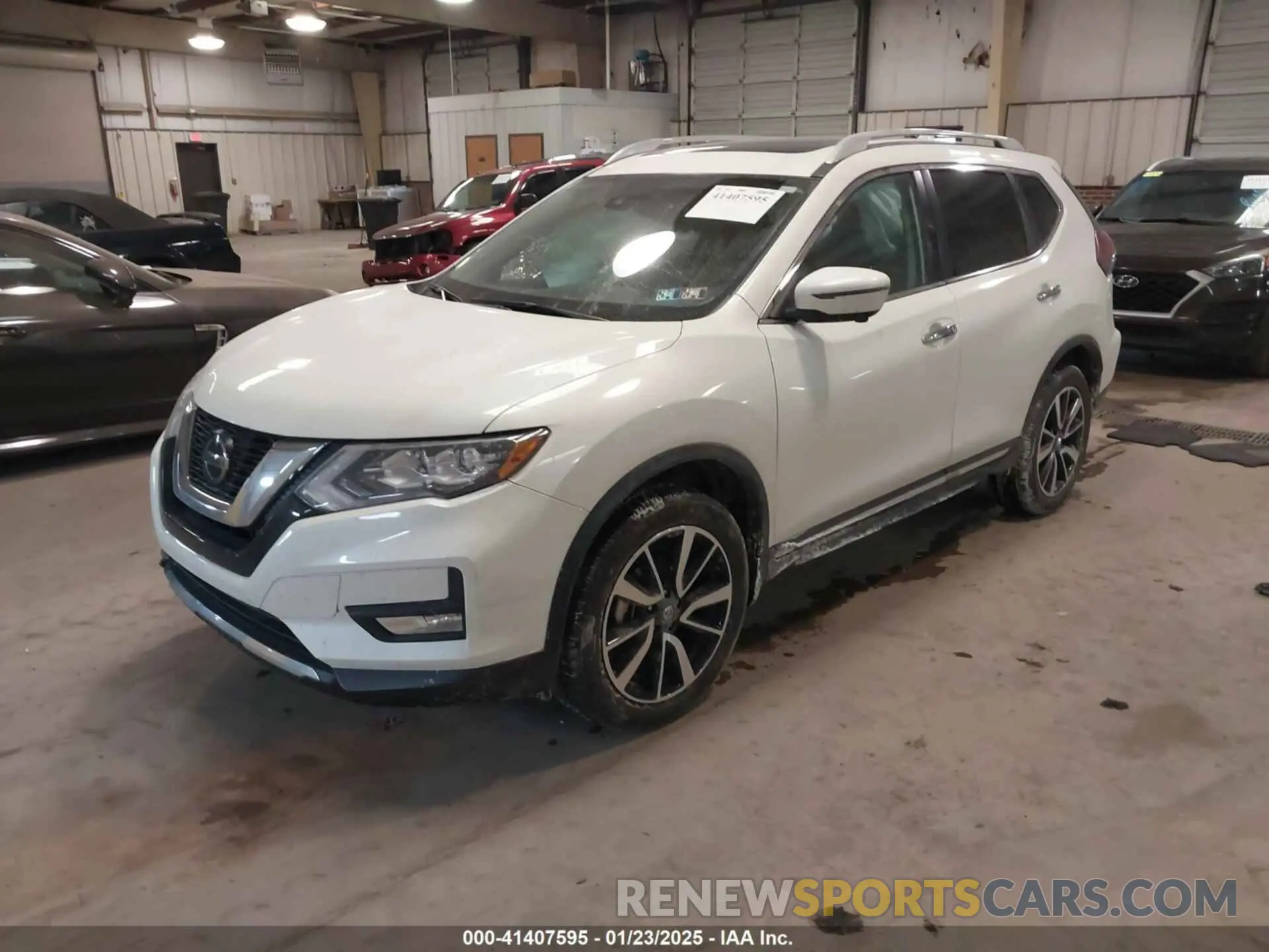 2 fotografías del automóvil dañado 5N1AT2MV4KC718953 NISSAN ROGUE 2019