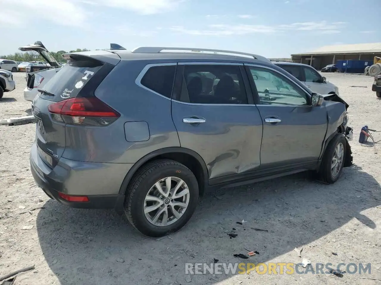 3 fotografías del automóvil dañado 5N1AT2MV4KC740015 NISSAN ROGUE 2019