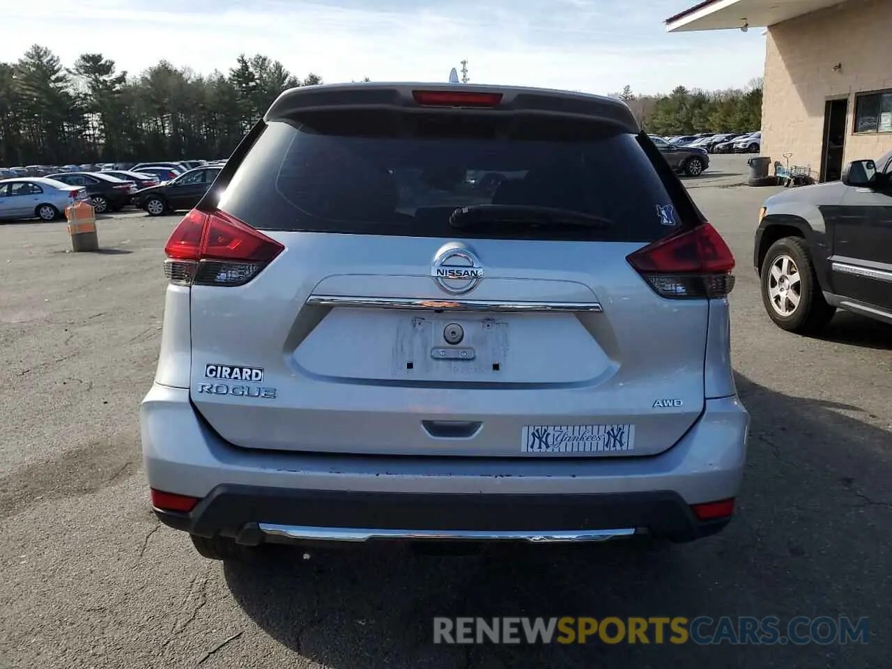 6 fotografías del automóvil dañado 5N1AT2MV4KC782832 NISSAN ROGUE 2019