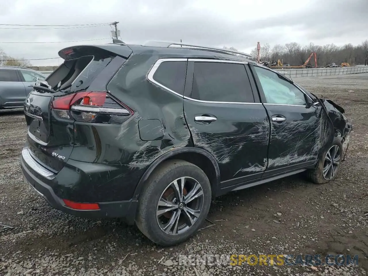 3 fotografías del automóvil dañado 5N1AT2MV4KC789683 NISSAN ROGUE 2019