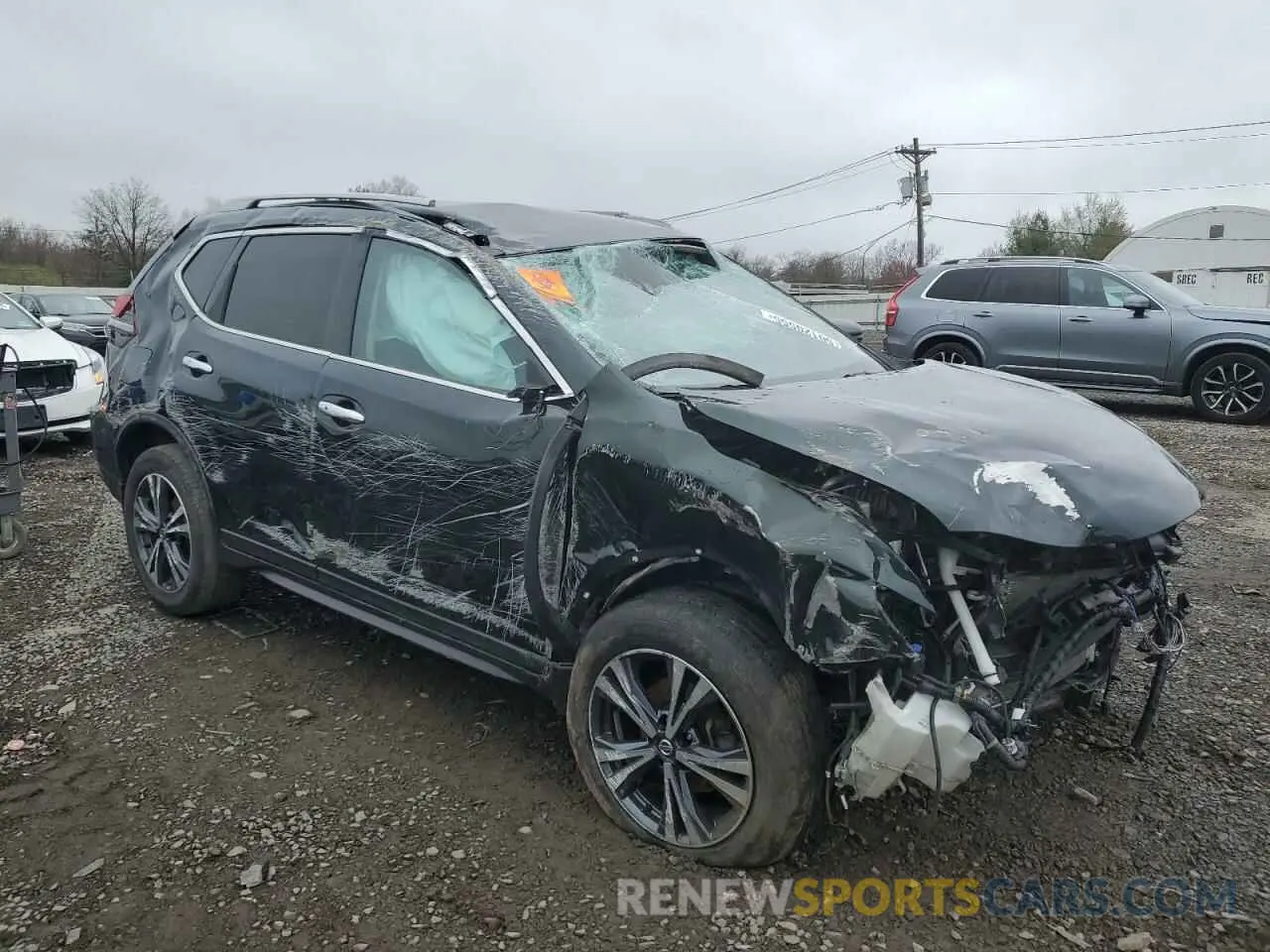 4 fotografías del automóvil dañado 5N1AT2MV4KC789683 NISSAN ROGUE 2019