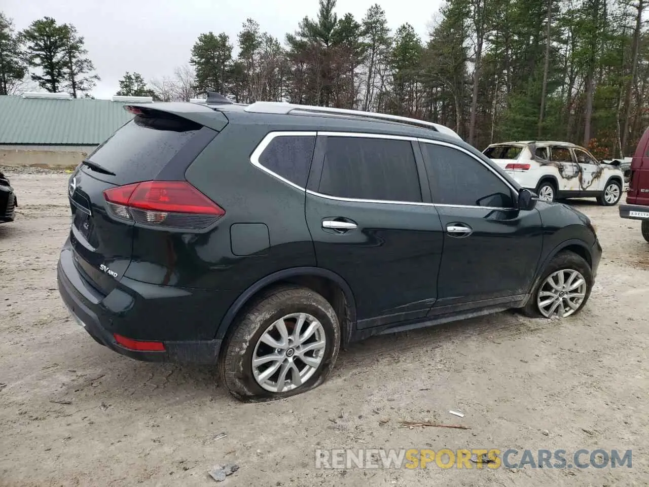 3 fotografías del automóvil dañado 5N1AT2MV4KC802559 NISSAN ROGUE 2019