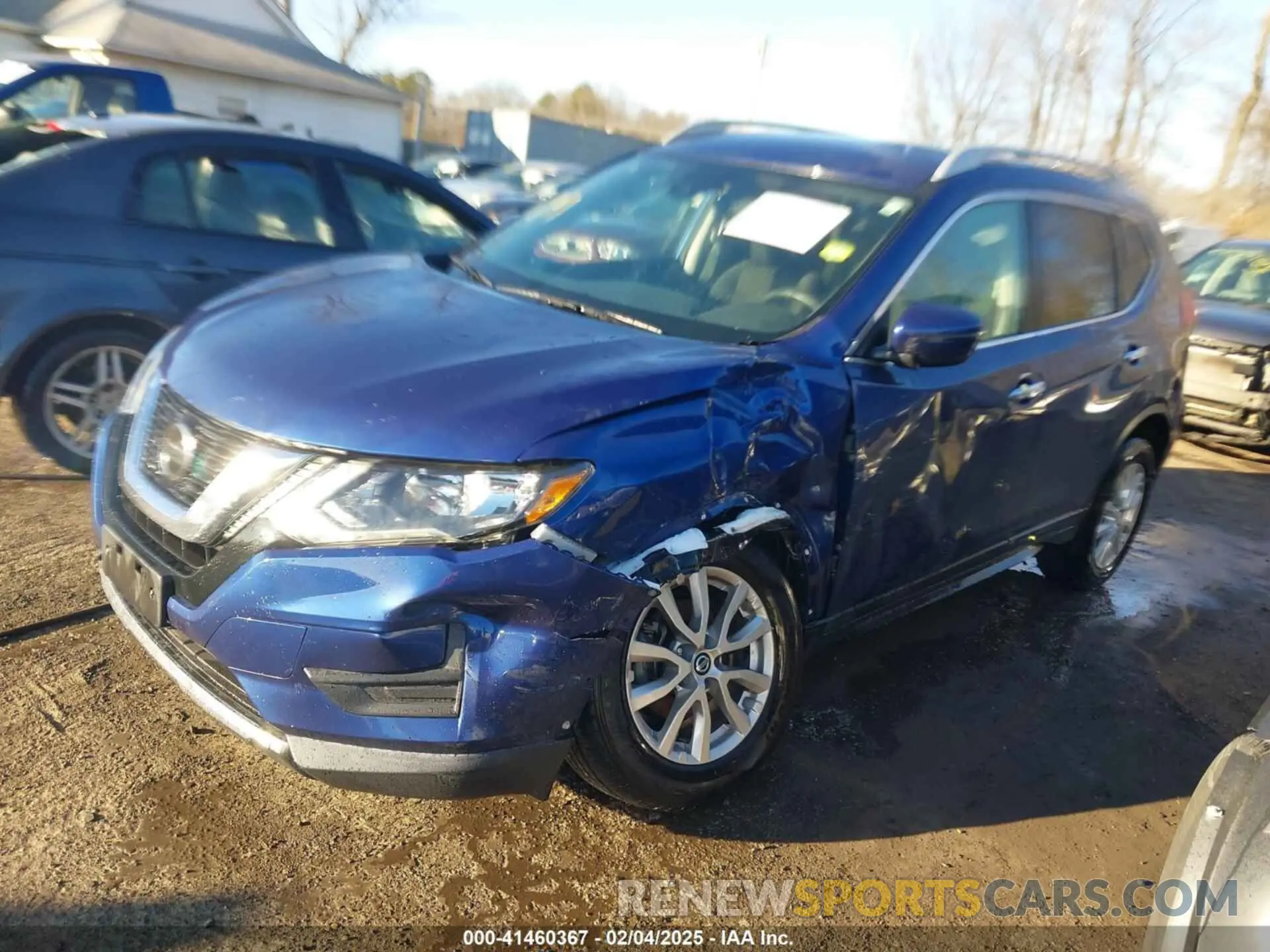 2 fotografías del automóvil dañado 5N1AT2MV4KC811942 NISSAN ROGUE 2019