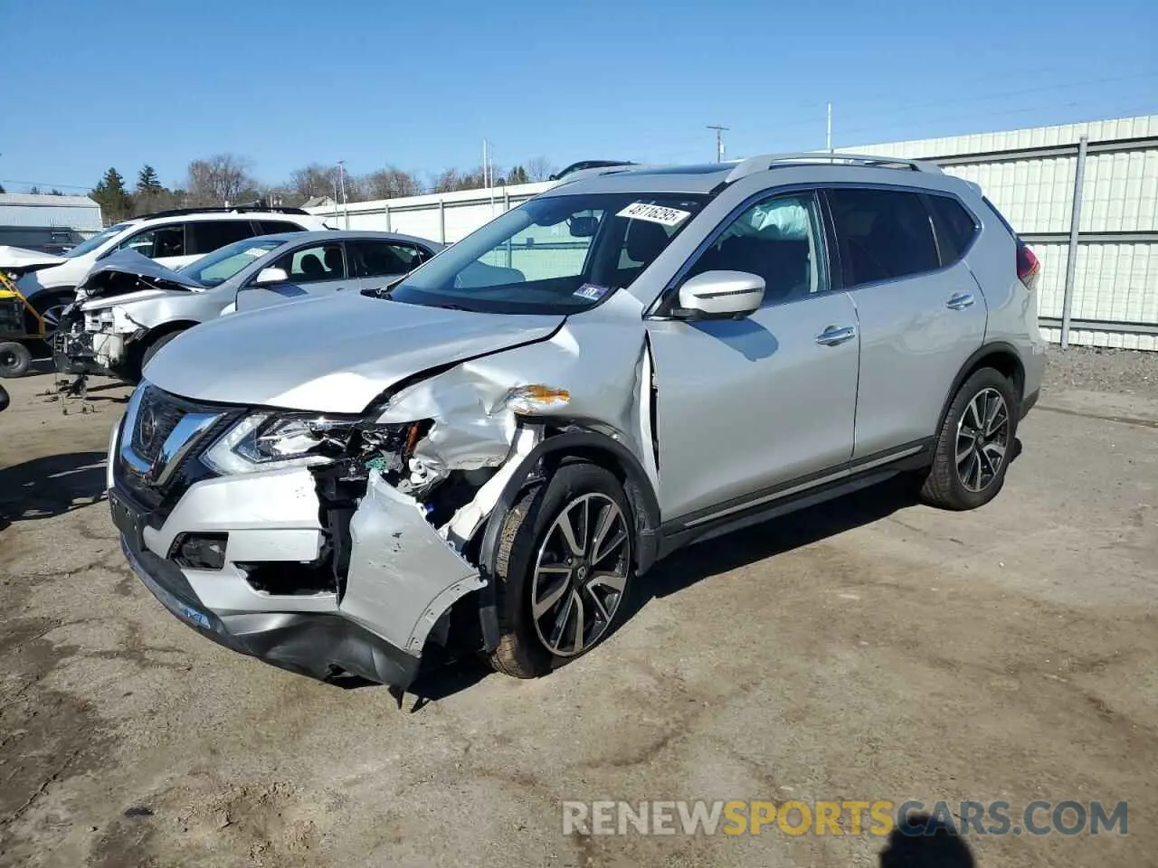 1 fotografías del automóvil dañado 5N1AT2MV4KC824819 NISSAN ROGUE 2019