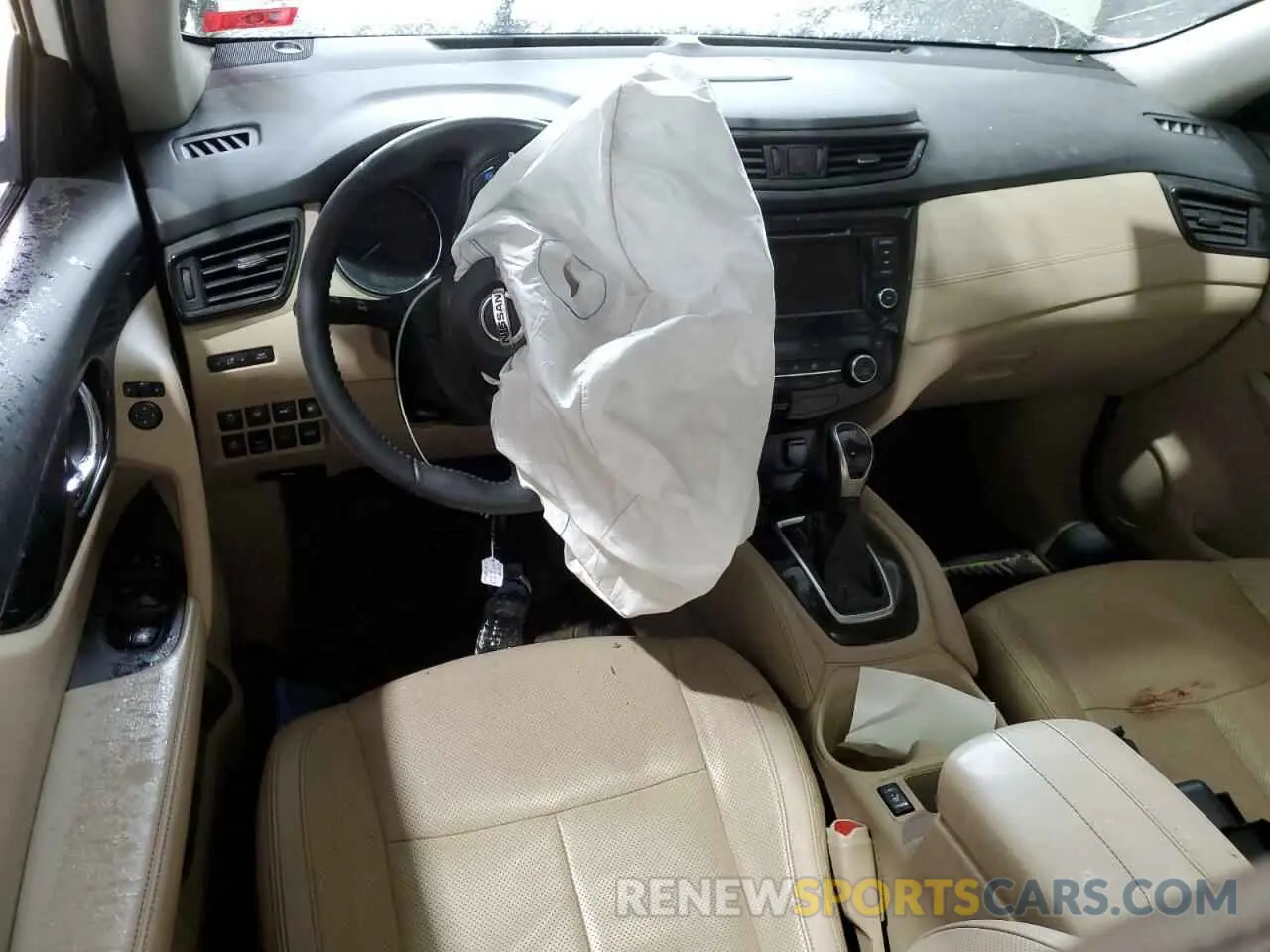 8 fotografías del automóvil dañado 5N1AT2MV5KC772844 NISSAN ROGUE 2019