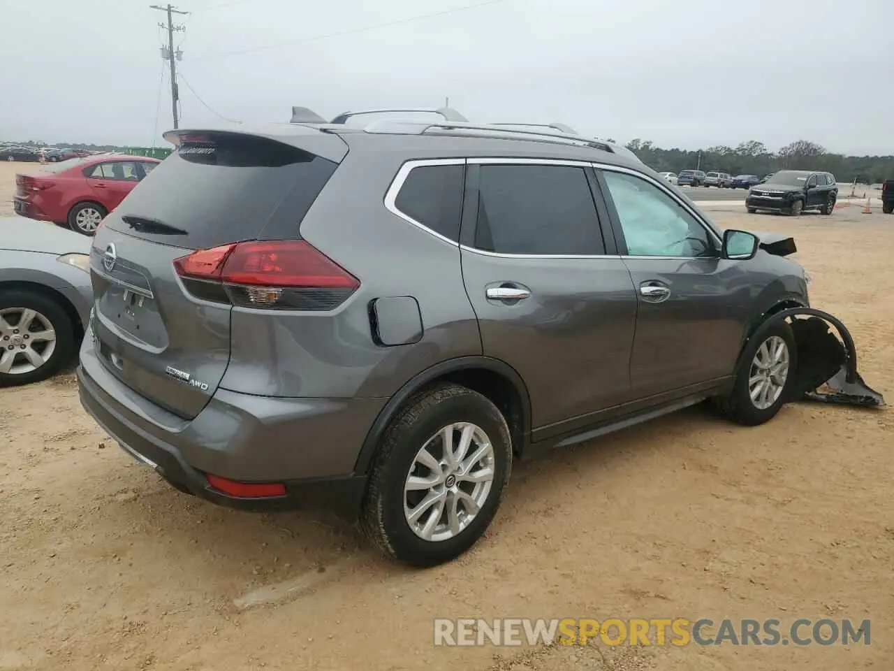 3 fotografías del automóvil dañado 5N1AT2MV6KC722793 NISSAN ROGUE 2019