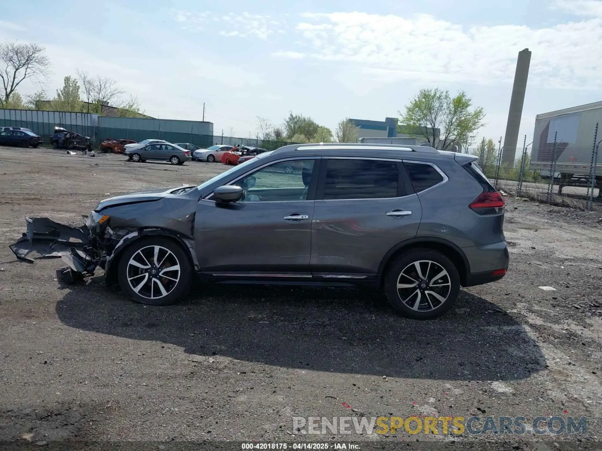 15 fotografías del automóvil dañado 5N1AT2MV6KC727136 NISSAN ROGUE 2019
