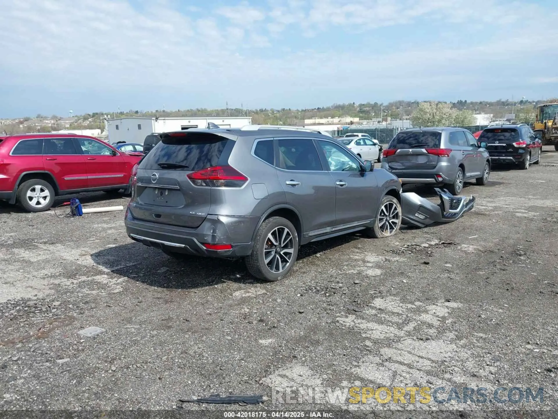 4 fotografías del automóvil dañado 5N1AT2MV6KC727136 NISSAN ROGUE 2019