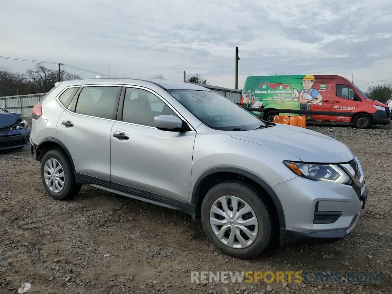 4 fotografías del automóvil dañado 5N1AT2MV6KC745927 NISSAN ROGUE 2019