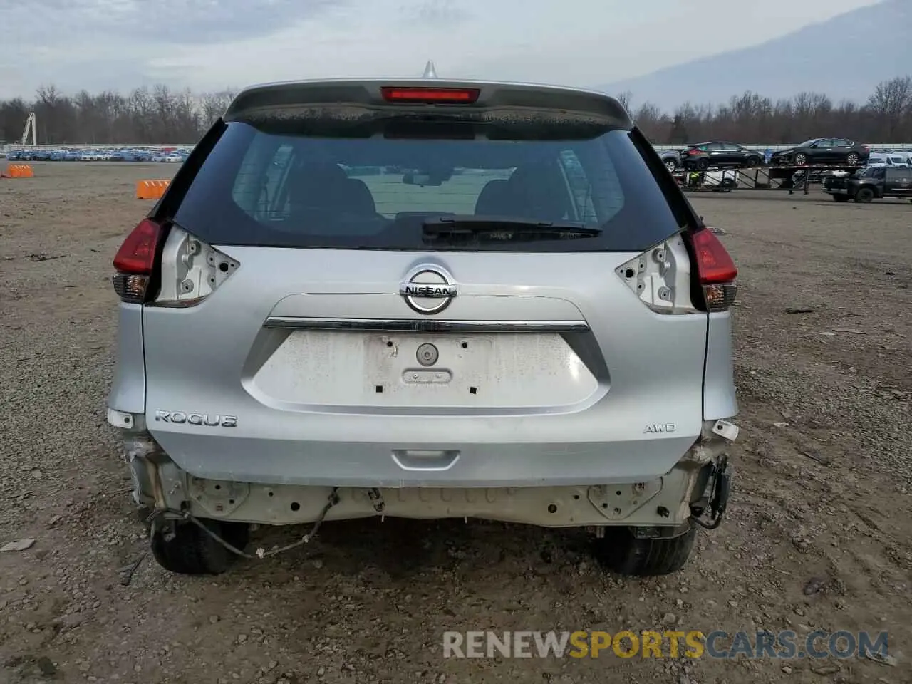 6 fotografías del automóvil dañado 5N1AT2MV6KC745927 NISSAN ROGUE 2019