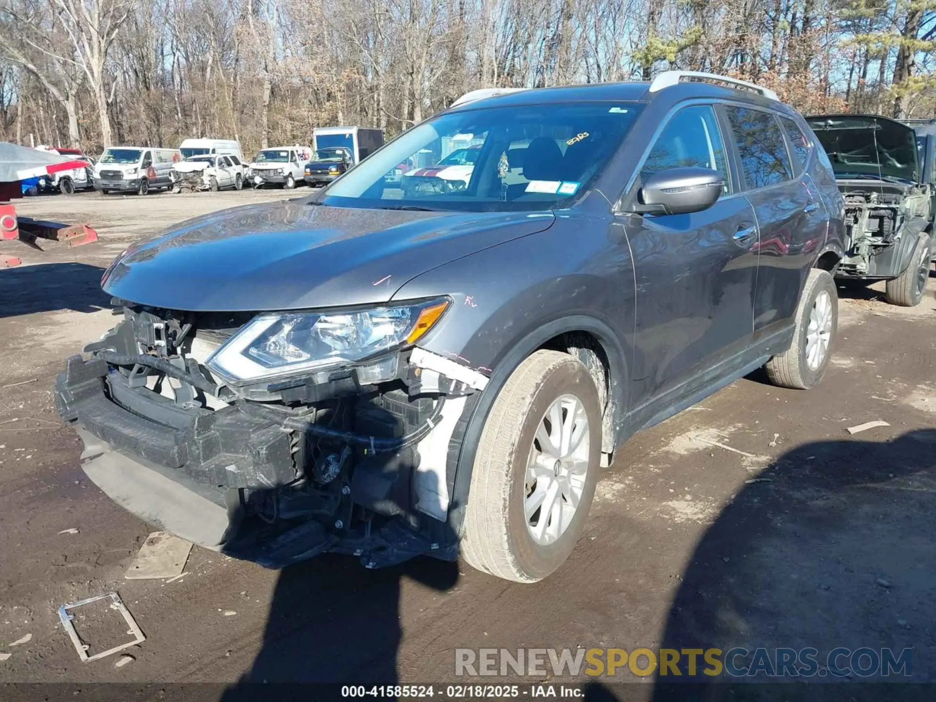 2 fotografías del automóvil dañado 5N1AT2MV6KC768785 NISSAN ROGUE 2019