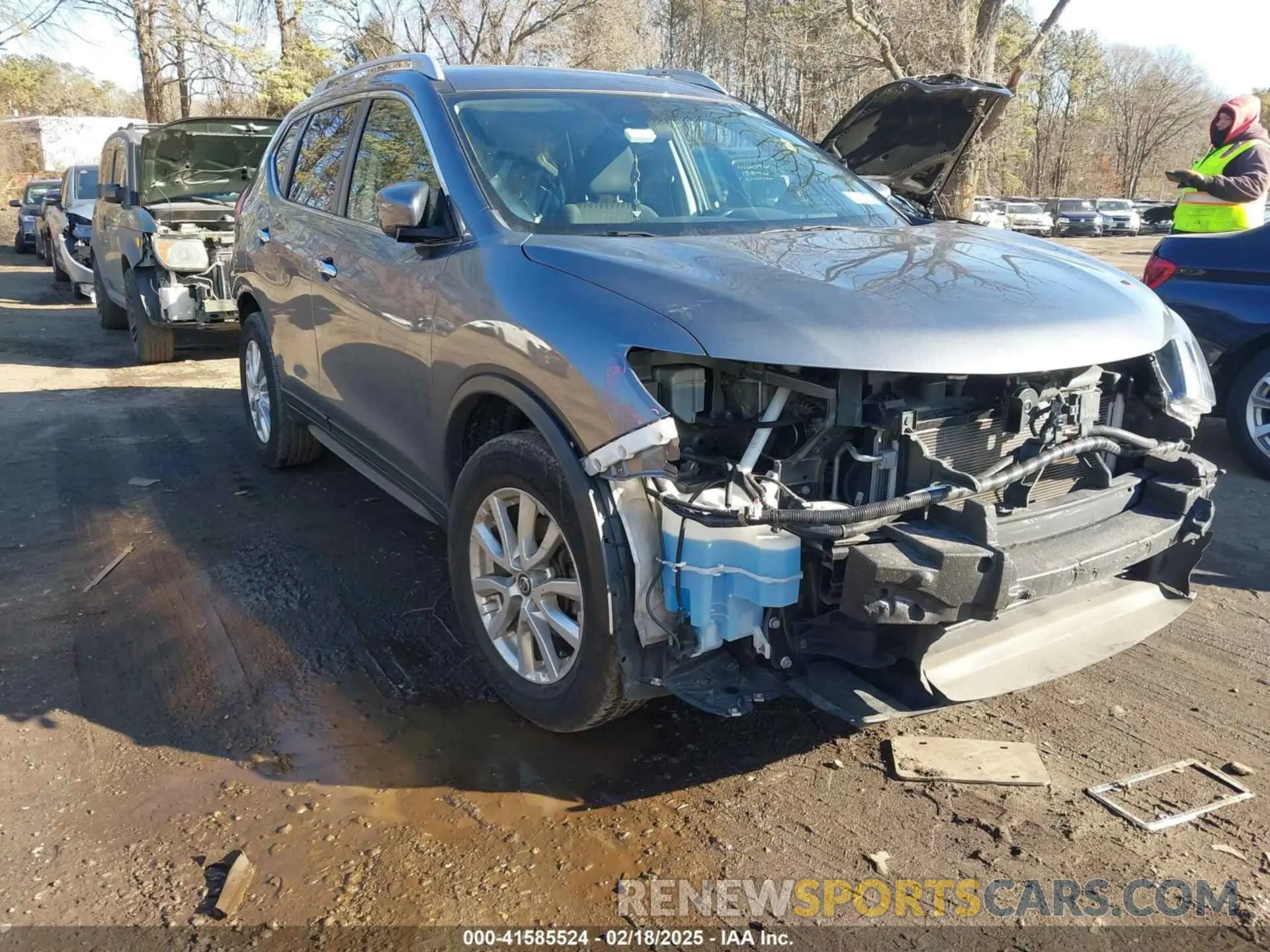 6 fotografías del automóvil dañado 5N1AT2MV6KC768785 NISSAN ROGUE 2019