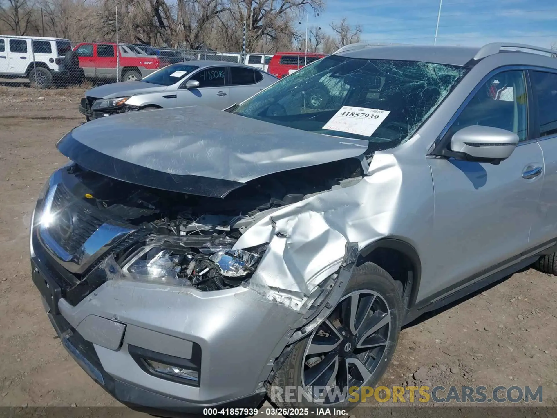6 fotografías del automóvil dañado 5N1AT2MV6KC820495 NISSAN ROGUE 2019