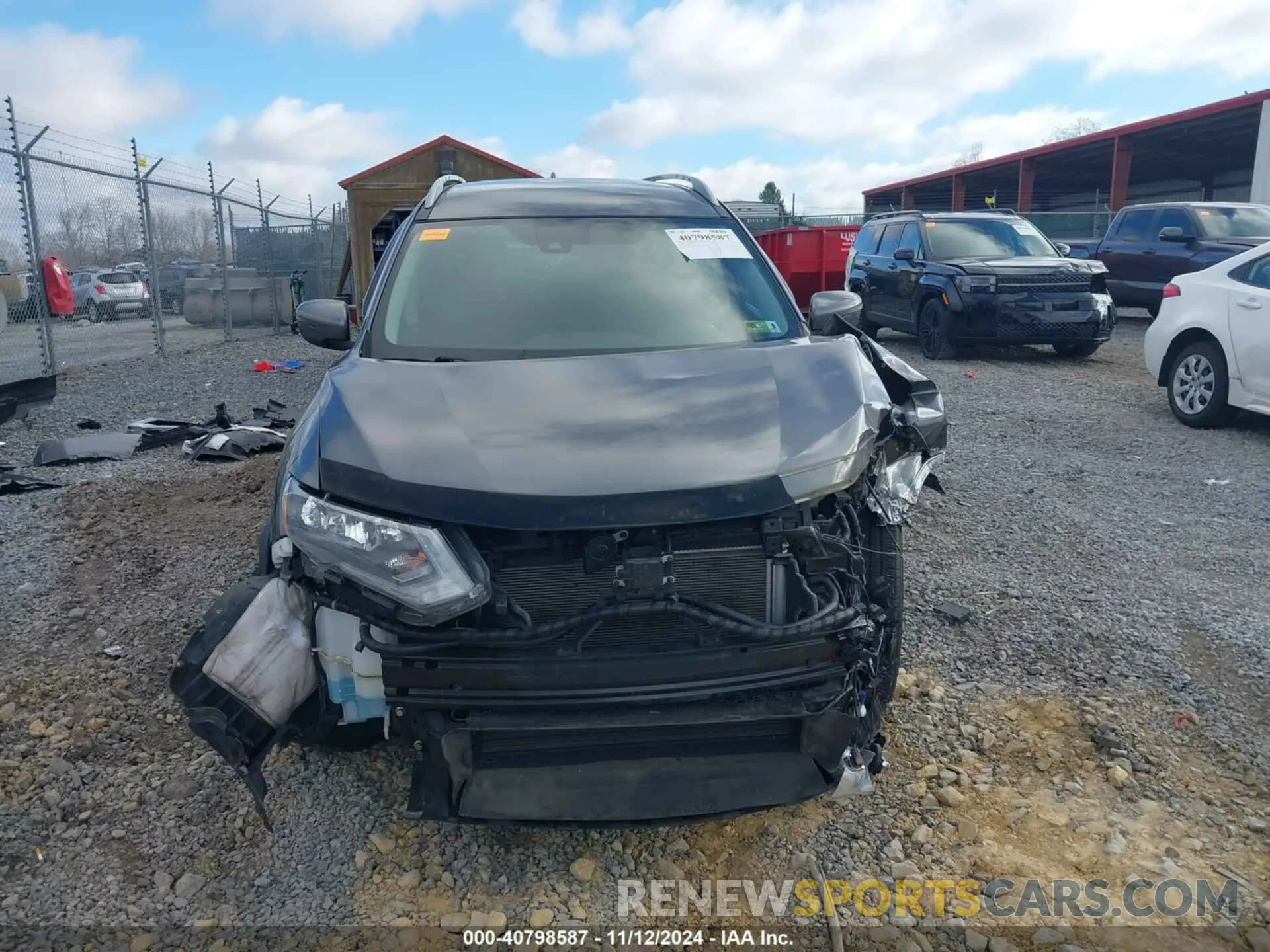 13 fotografías del automóvil dañado 5N1AT2MV7KC701886 NISSAN ROGUE 2019