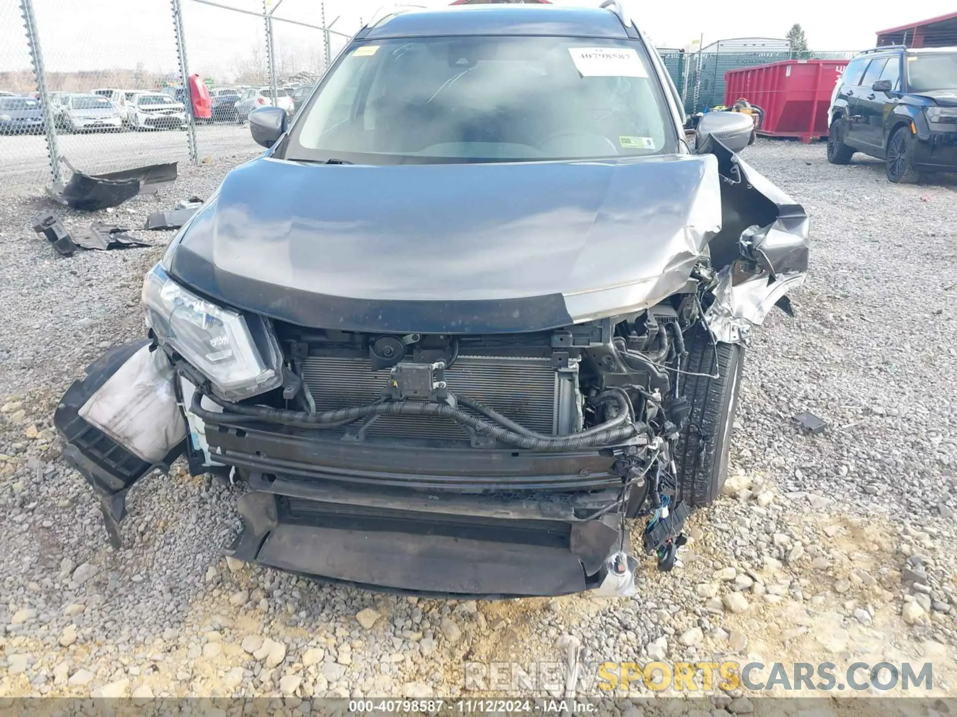 6 fotografías del automóvil dañado 5N1AT2MV7KC701886 NISSAN ROGUE 2019