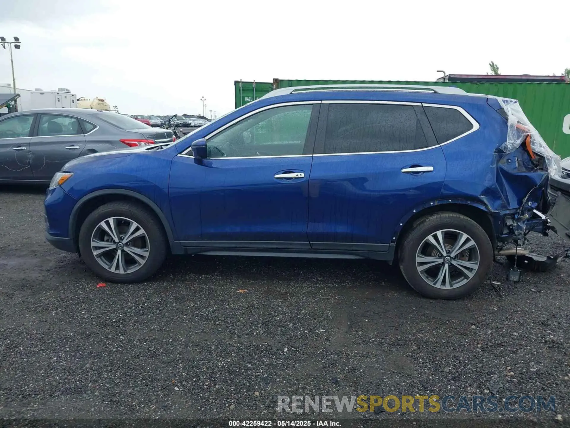 14 fotografías del automóvil dañado 5N1AT2MV7KC718607 NISSAN ROGUE 2019
