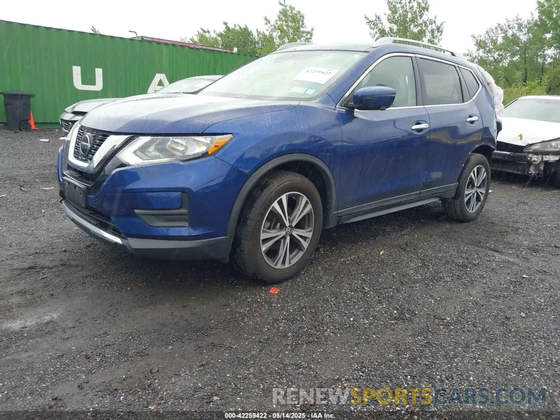 2 fotografías del automóvil dañado 5N1AT2MV7KC718607 NISSAN ROGUE 2019