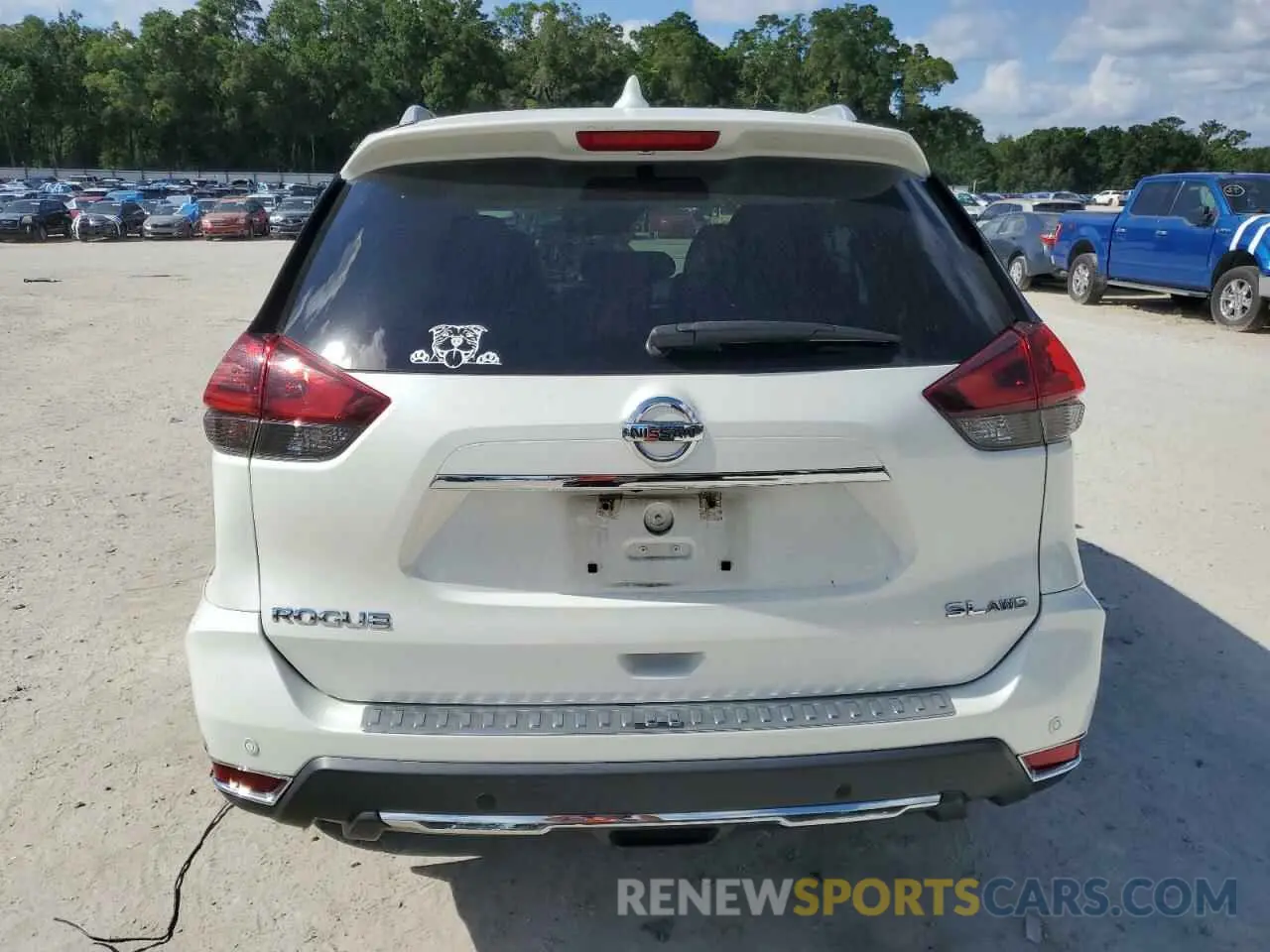 6 fotografías del automóvil dañado 5N1AT2MV7KC722687 NISSAN ROGUE 2019