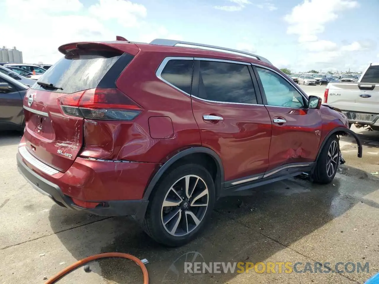 3 fotografías del automóvil dañado 5N1AT2MV7KC756628 NISSAN ROGUE 2019