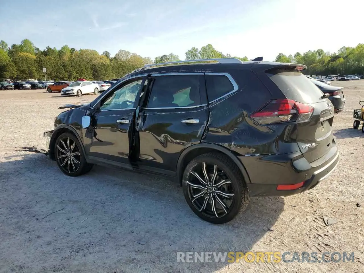 2 fotografías del automóvil dañado 5N1AT2MV7KC760419 NISSAN ROGUE 2019