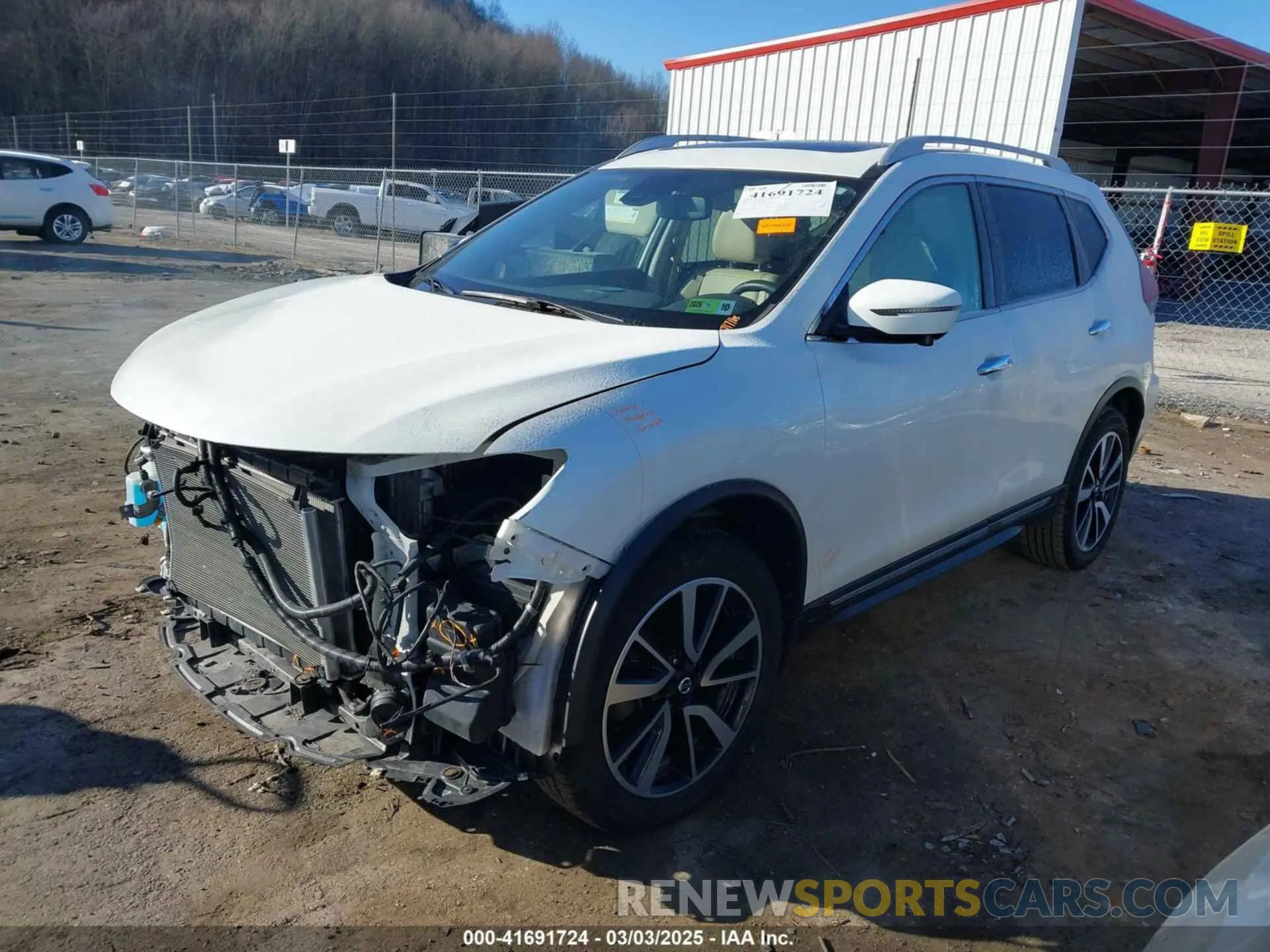 2 fotografías del automóvil dañado 5N1AT2MV7KC819422 NISSAN ROGUE 2019