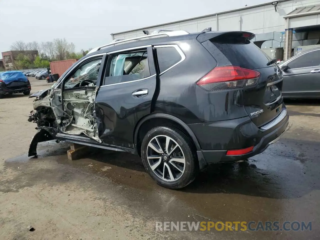 2 fotografías del automóvil dañado 5N1AT2MV7KC820067 NISSAN ROGUE 2019