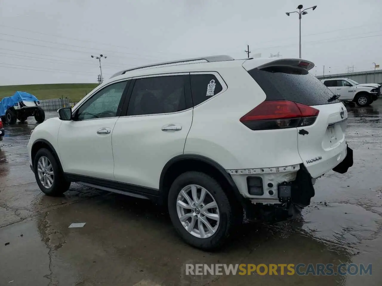 2 fotografías del automóvil dañado 5N1AT2MV8KC740213 NISSAN ROGUE 2019