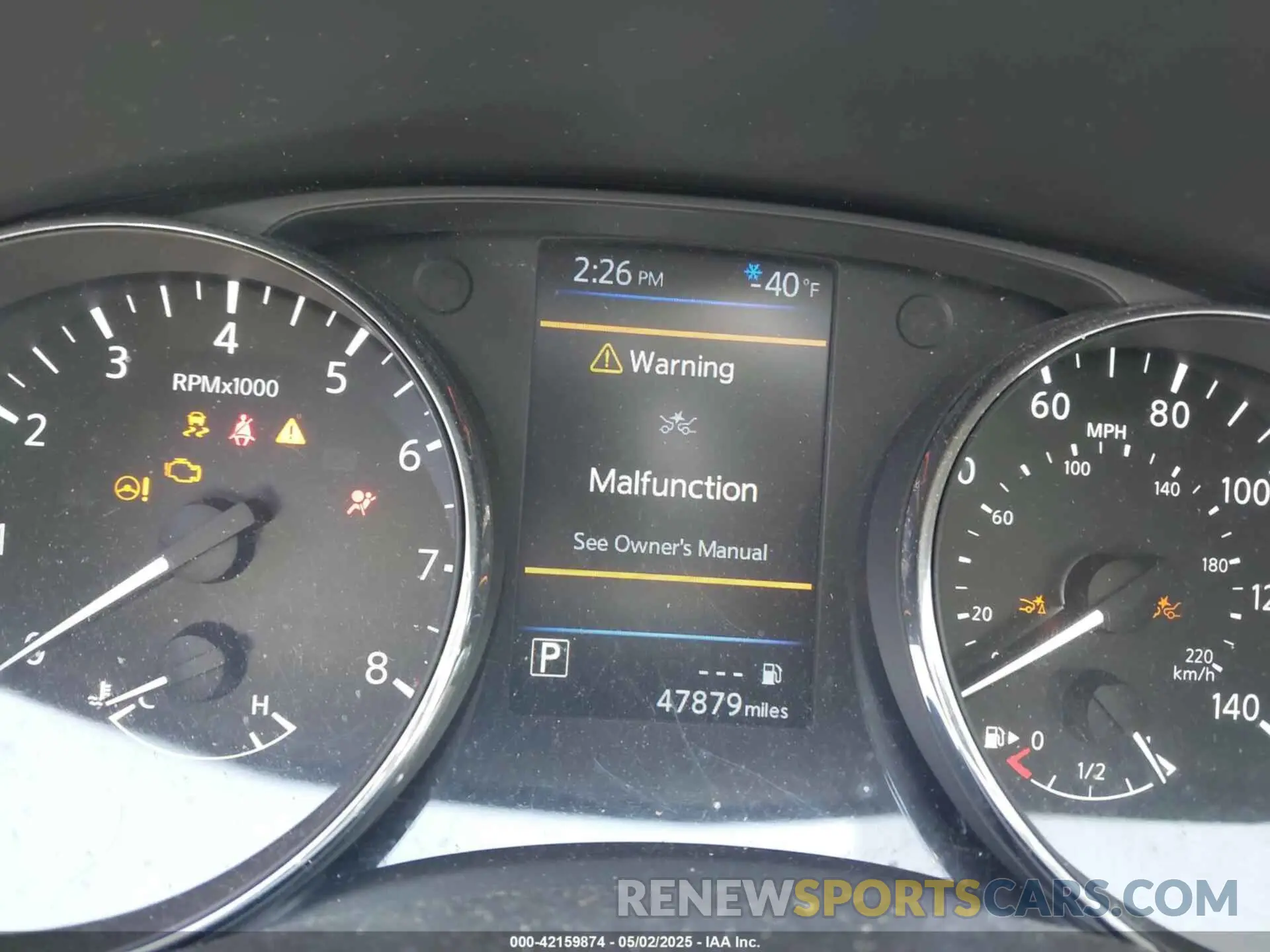 7 fotografías del automóvil dañado 5N1AT2MV8KC748666 NISSAN ROGUE 2019