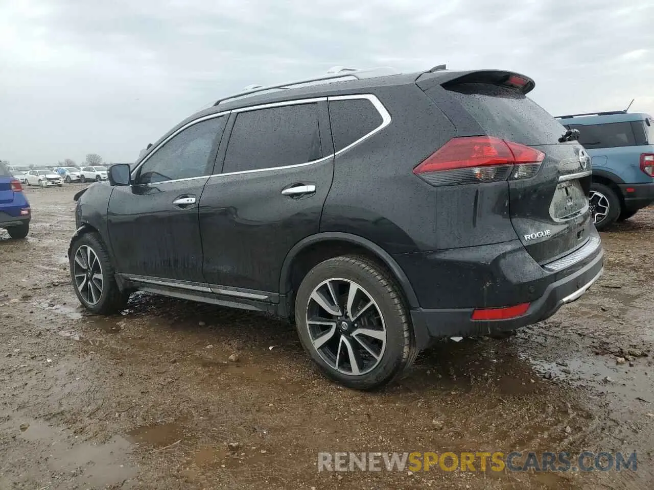 2 fotografías del automóvil dañado 5N1AT2MV8KC830994 NISSAN ROGUE 2019