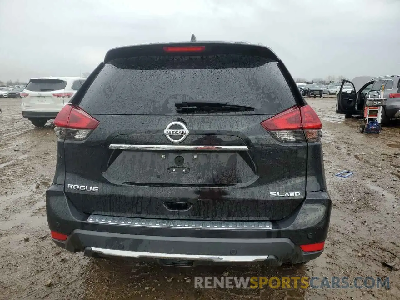 6 fotografías del automóvil dañado 5N1AT2MV8KC830994 NISSAN ROGUE 2019