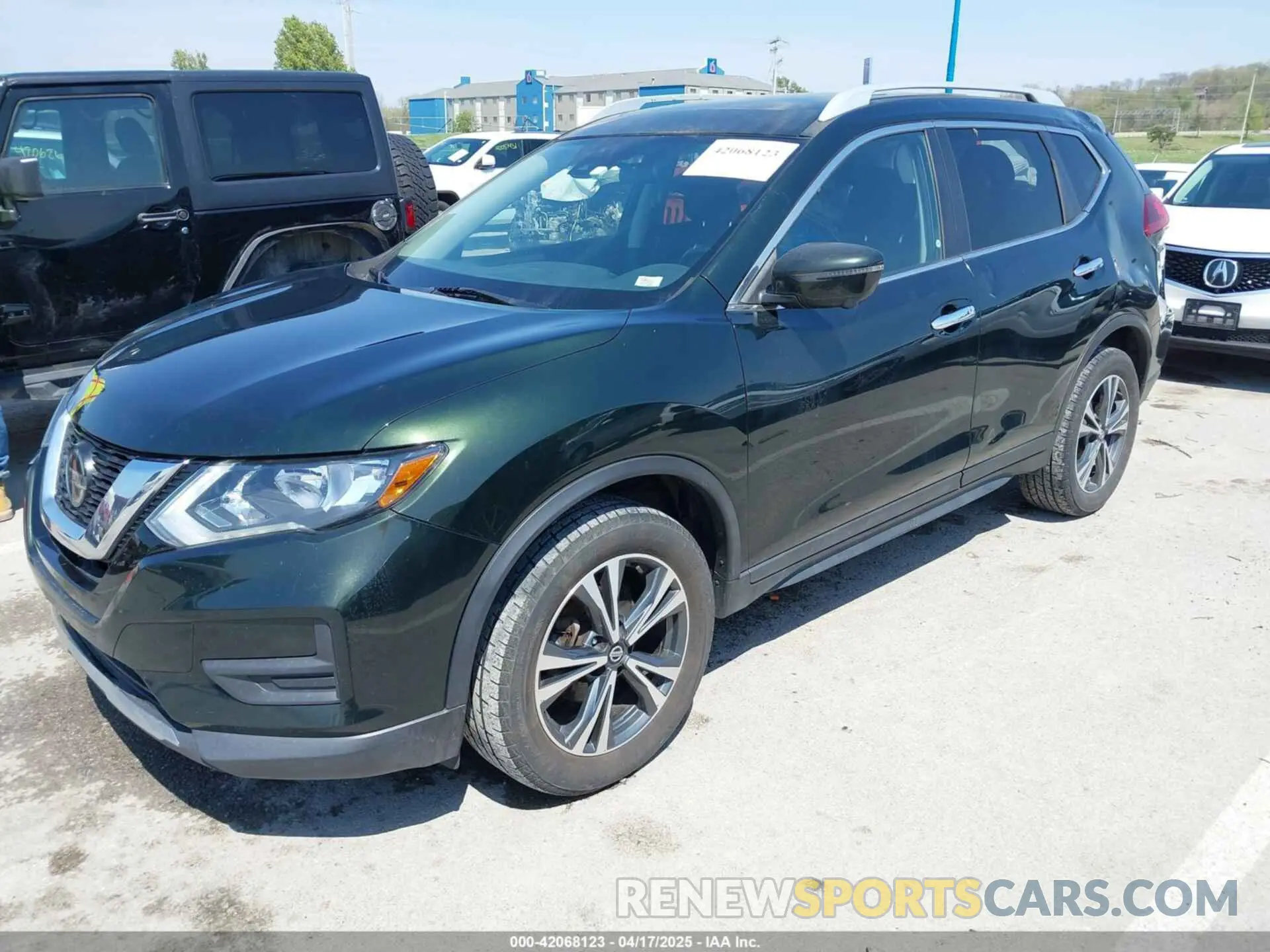 2 fotografías del automóvil dañado 5N1AT2MV9KC757926 NISSAN ROGUE 2019
