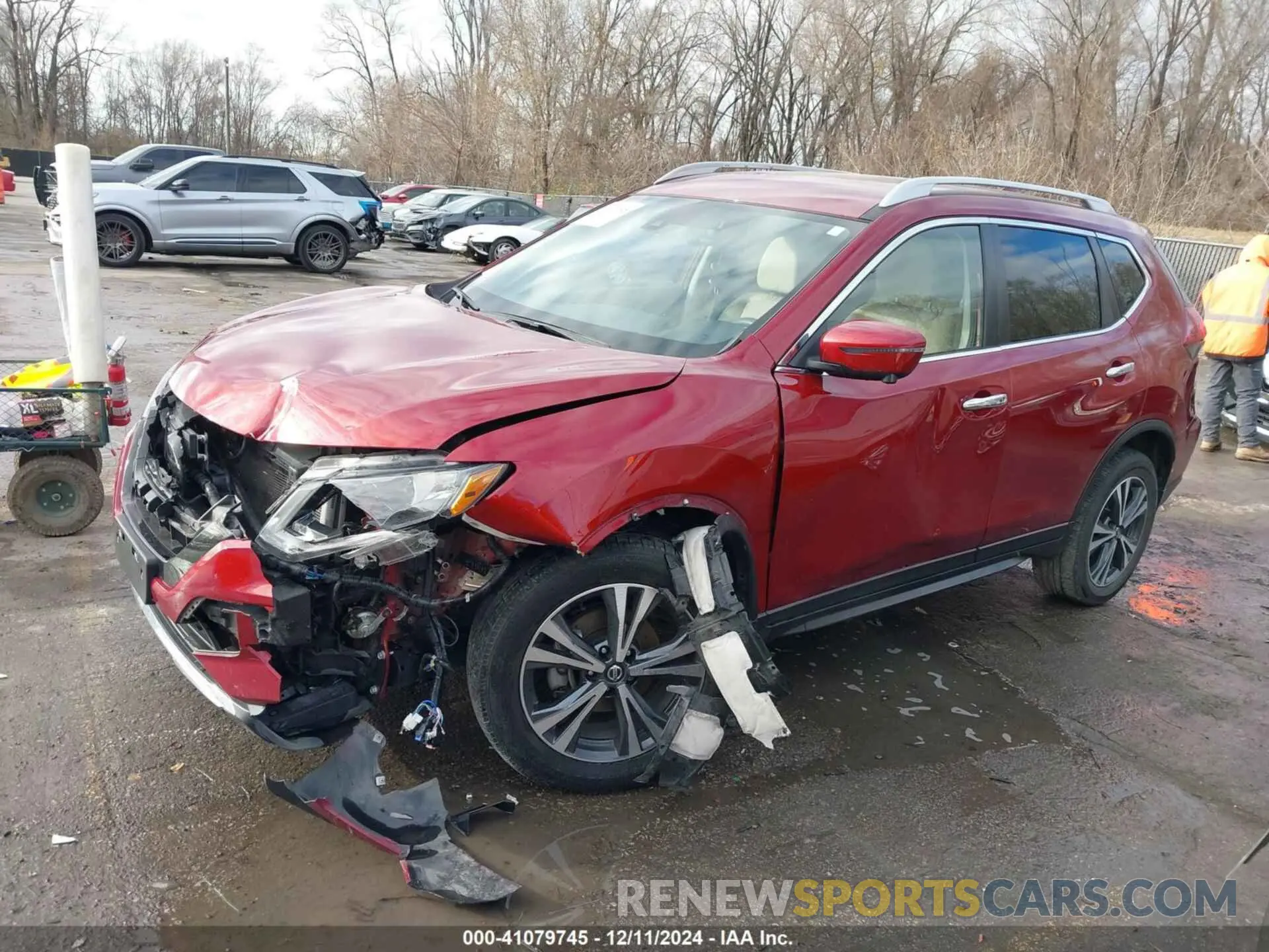 2 fotografías del automóvil dañado 5N1AT2MV9KC759403 NISSAN ROGUE 2019