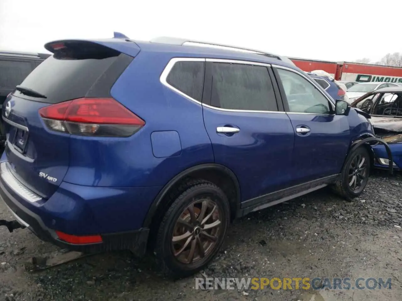 3 fotografías del automóvil dañado 5N1AT2MV9KC775245 NISSAN ROGUE 2019