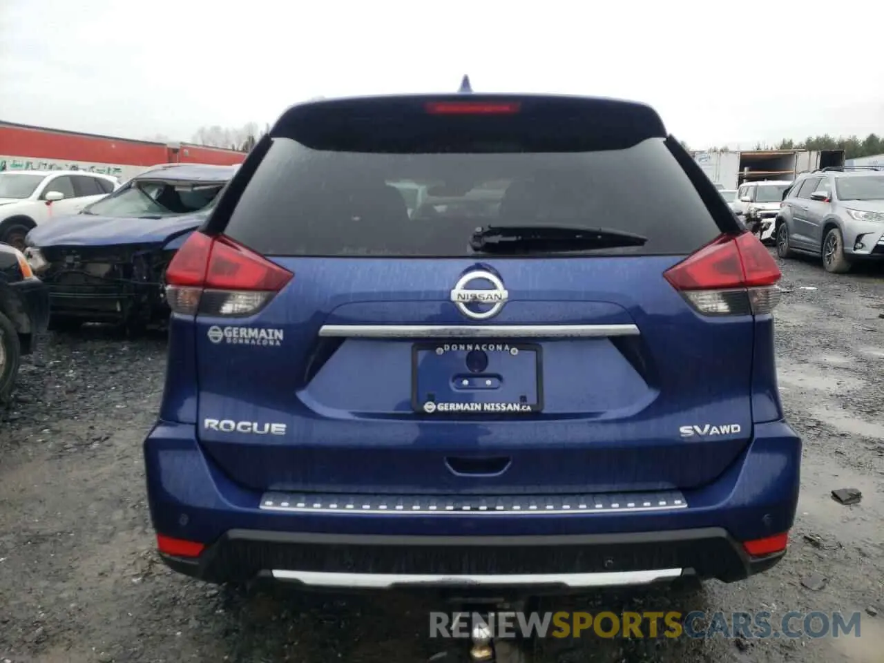 6 fotografías del automóvil dañado 5N1AT2MV9KC775245 NISSAN ROGUE 2019