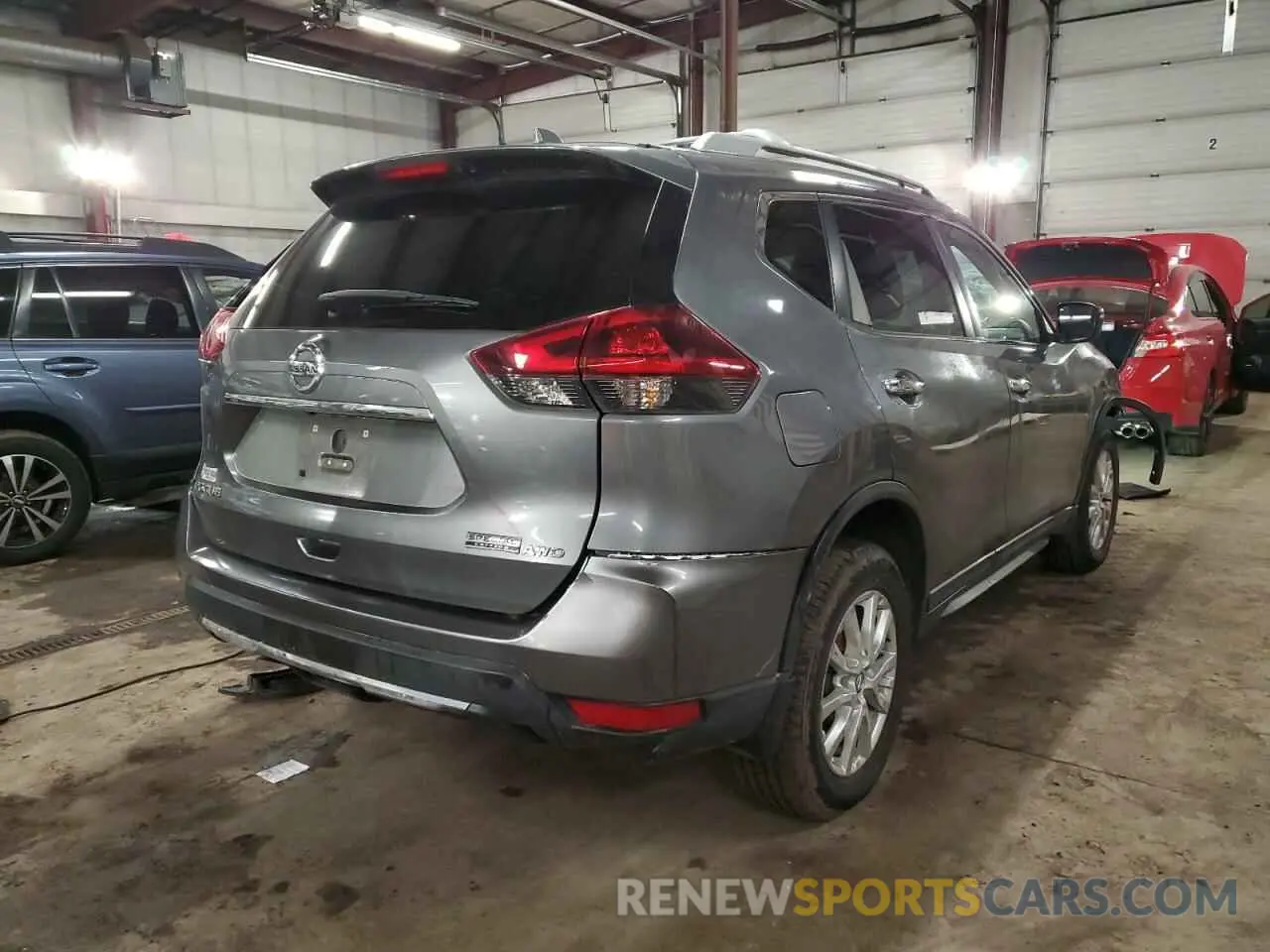 3 fotografías del automóvil dañado 5N1AT2MV9KC802329 NISSAN ROGUE 2019