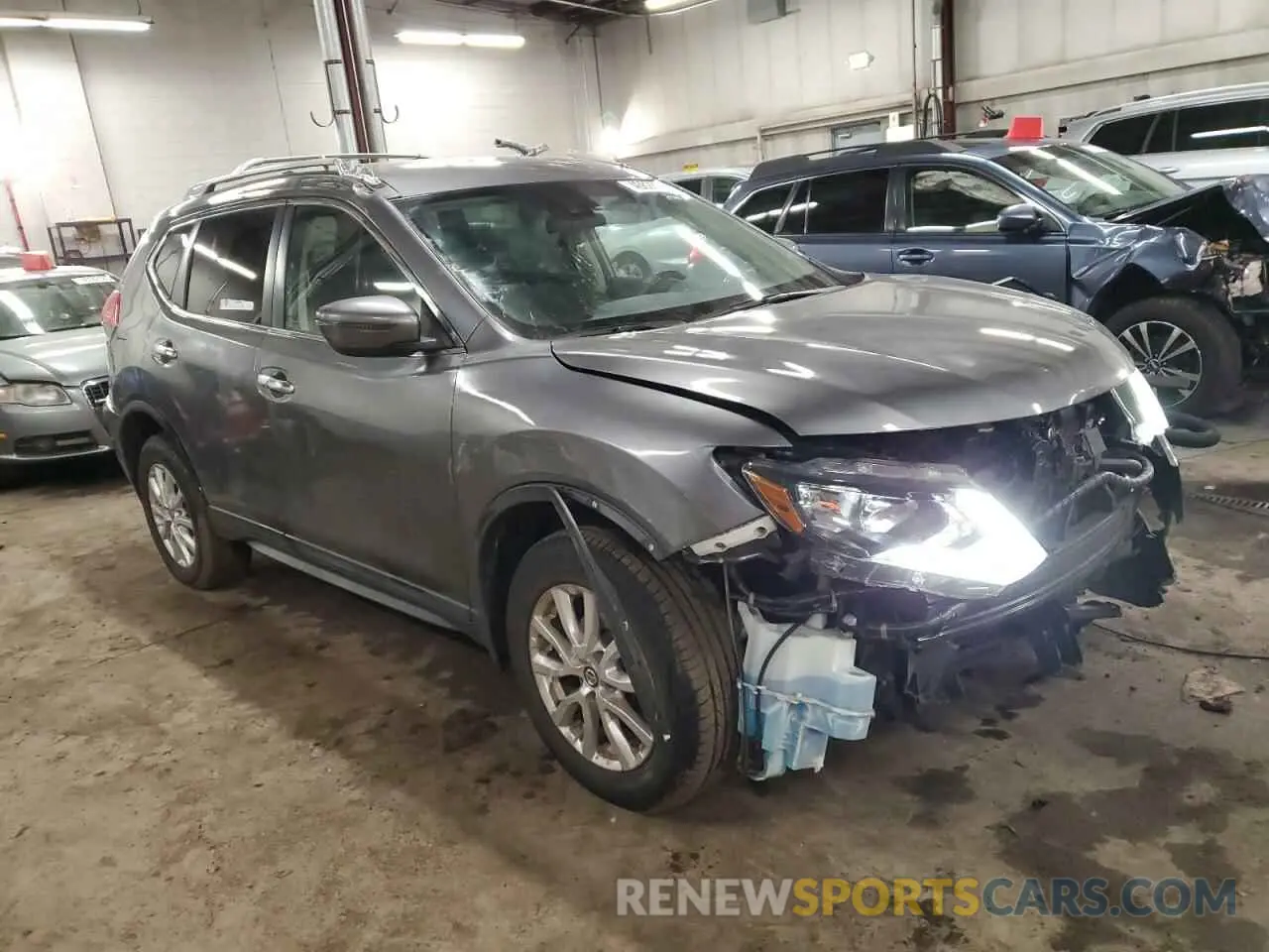 4 fotografías del automóvil dañado 5N1AT2MV9KC802329 NISSAN ROGUE 2019